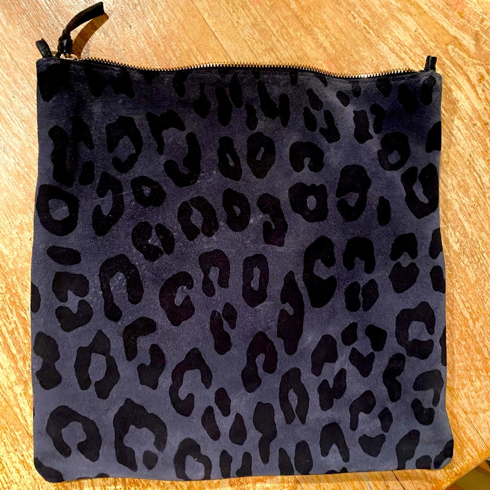Clare V fold over clutch with tabs